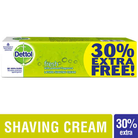 Buy Dettol Germ Protection Shaving Cream Fresh (78 g) - Purplle