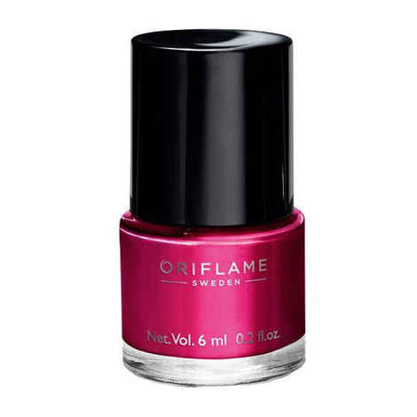 Buy Oriflame Pure Colour Nail Polish Mini Hot Fuchsia (6 ml) - Purplle