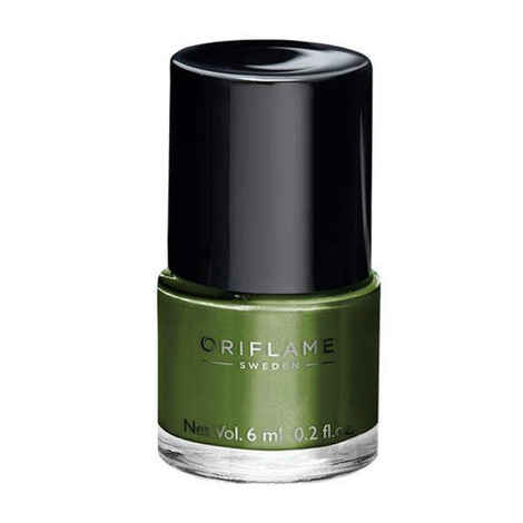 Buy Oriflame Pure Colour Nail Polish Mini Serene Green (6 ml) - Purplle