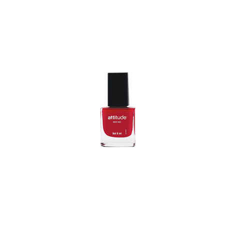 Buy Attitude Nail Enamel Deep Red (8 ml) - Purplle