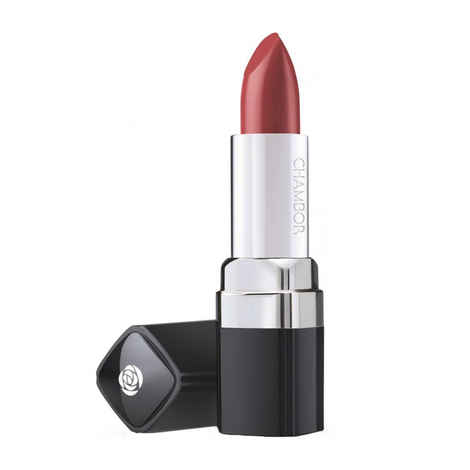 Buy Chambor Powder Matte Lipstick Rose Fresque 156 (4.5 g) - Purplle