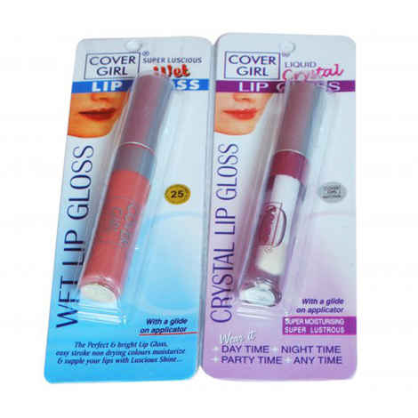 Buy Cover Girl Lip Gloss Nude & Natural Set of 2 - Purplle