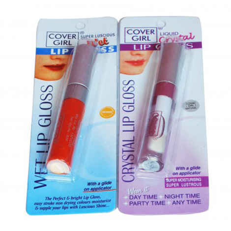 Buy Cover Girl Lip Gloss Orange & Natural Set of 2 - Purplle
