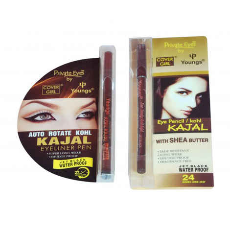 Buy Cover Girl Kohl Auto & Kajal (Set of 2) - Purplle