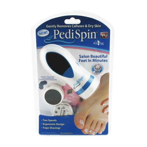 Buy Pedi Spin Pack Pedispin Foot Smoothing Tool Foot Callus Removal Kit Pedicure - Purplle