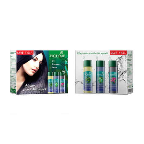Buy Biotique Bio Regimen Kit Hair Regrowth Kit - Purplle