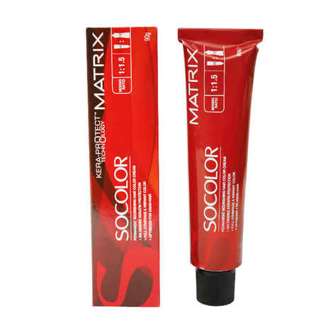Buy Matrix So.Color 6.68 Dark Red Mocha Blonde (90 ml) - Purplle