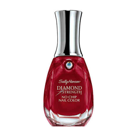 Buy Sally Hansen Diamond Strength No Chip Nc - Honeymoon Red #380 (13.3 ml) - Purplle