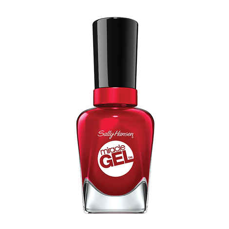 Buy Sally Hansen Miracle Gel - Rhapsody Red #680 (14.7 ml) - Purplle