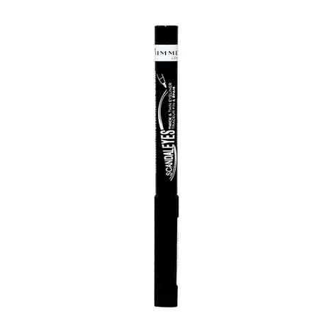 Buy Rimmel Scandaleyes Thick & Thin Eyeliner Water Proof-Black/Noir #001 (1.1 ml) - Purplle