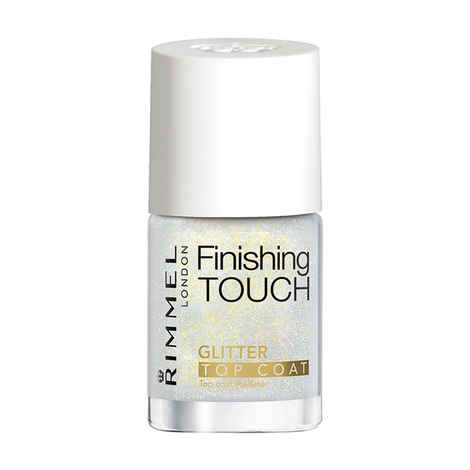 Buy Rimmel Finishing Touch Glitter Top Coat - Rock #002 (12 ml) - Purplle