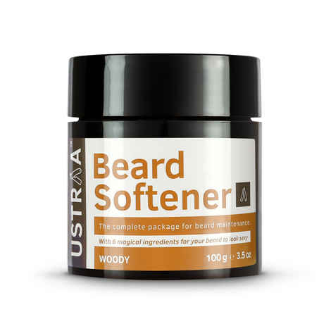 Buy Ustraa Beard Softener Woody for Beard Care, 100g - Purplle