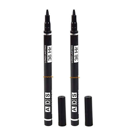 Buy Ads Ultra Fine Eyeliner Extra Black Water Proof Long Lasting 36 Hours - Purplle