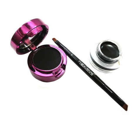 Buy 7 Heavens 2 In 1 Photo Genic Gel Kajal / Cake Liner 24-Hrs Lasting Smudge Proof - Purplle