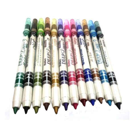 Buy M.N Me Now Second Generation 12 Pcs Multi Colours Eye & Lip Liner Pencil - Purplle