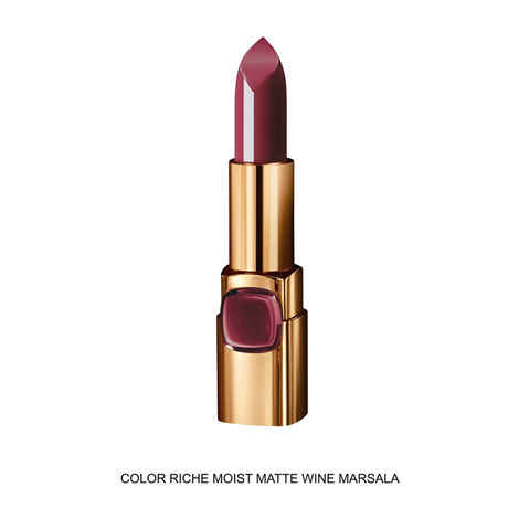 Buy L'Oreal Paris Color Riche Moist Matte Lipstick Wine Marsala 223 (4.2 g) - Purplle