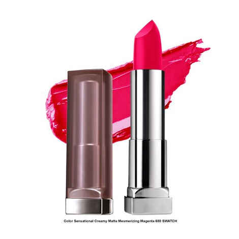 Buy Maybelline New York Color Sensational Creamy Matte Lipstick Mesmerizing Magenta (4.2 g) - Purplle
