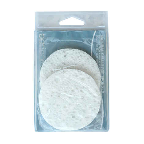 Buy Basicare Natural Cellulose Cleansing Roun - Purplle