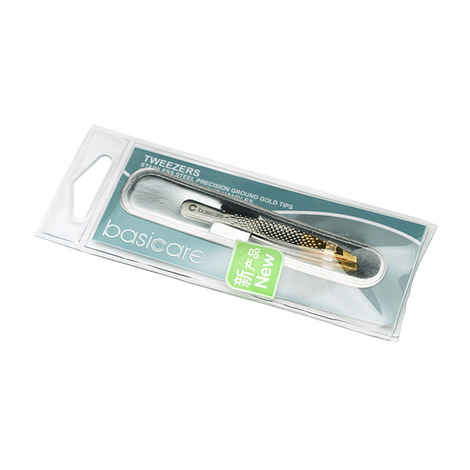Buy Basicare Tweezer 1/2 Gold Blade - Purplle