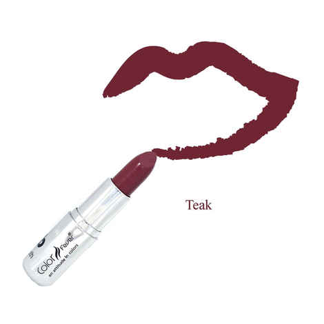 Buy Color Fever Lip Bomb Creme Lipstick Teak (4.2 g) - Purplle