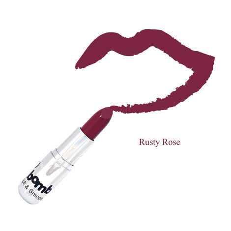 Buy Color Fever Lip Bomb Creme Lipstick Rusty Rose (4.2 g) - Purplle