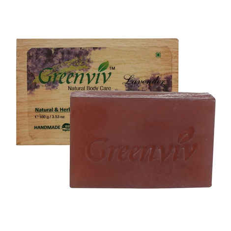 Buy Greenviv Natural Lavender Soap (100 g) - Purplle