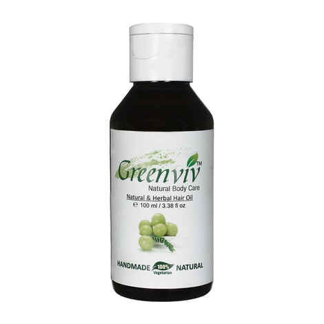 Buy Greenviv Natural & Herbal Hair Oil (100 ml) - Purplle