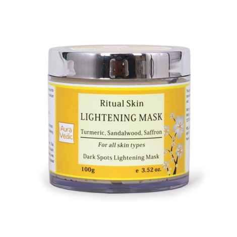 Buy Auravedic Ritual Skin Lightening Mask (100 g) - Purplle