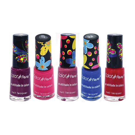 Buy Color Fever Muti Shine Nail Lacquer Multi Pink (25 ml) - Purplle