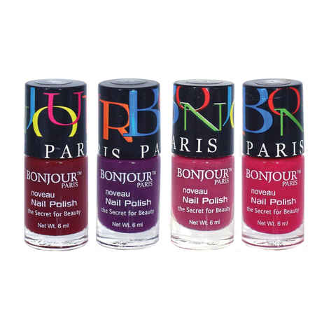 Buy Bonjour Paris Premium Nail Polish Pink Floss (24 ml) - Purplle