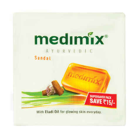 Buy Medimix Sandal Soap (125 g) (4+1 Offer Pack) - Purplle