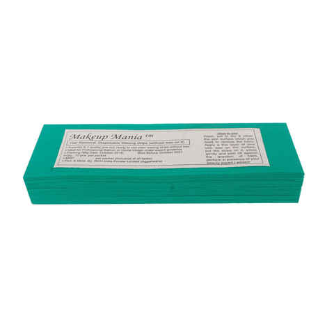 Buy Makeup Mania Hair Removal Waxing Strips - Green 70 Pcs - Purplle