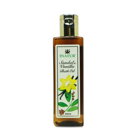 Inatur Sandal & Vanilla Bath Oil (200 ml)