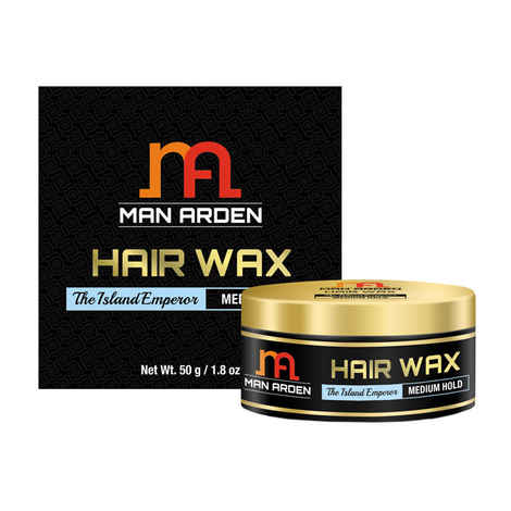 Buy Man Arden Hair Wax The Island Emperor (Medium Hold) (50 g) - Purplle