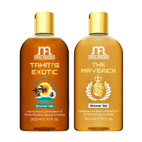 Buy Man Arden Tahiti's Exotic + The Maverick Luxury Shower Gel (300 ml) - Purplle