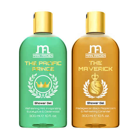 Buy Man Arden The Pacific Prince + The Maverick Luxury Shower Gel (300 ml) - Purplle