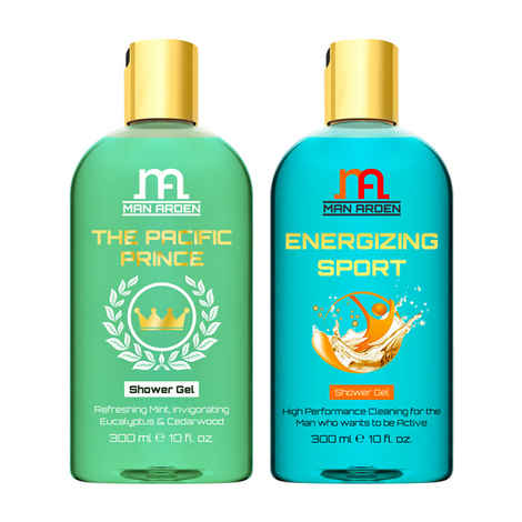 Buy Man Arden The Pacific Prince + Energizing Luxury Shower Gel (300 ml) - Purplle