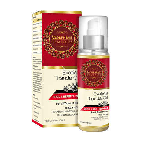 Buy Morpheme Exotica Thanda Hair Oil (100 ml) - Purplle