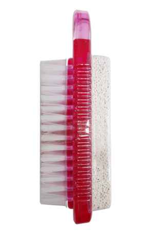 Buy Panache 2 In 1 Foot Pumice & Brush, Glassy Pink, Foot Care - Purplle