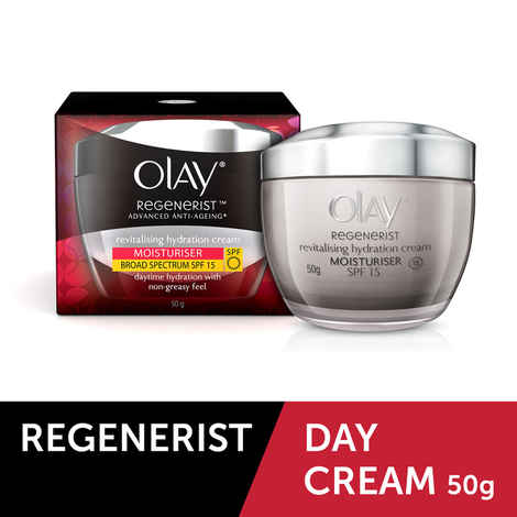Buy Olay Regenerist Advanced Anti-Ageing Revitalising Hydration Skin Cream (Moisturizer) SPF 15 (50 g) - Purplle