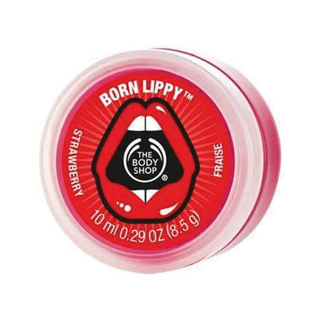 The Body Shop Born Lippy Pot Lip Balm - Strawberry (10 ml)