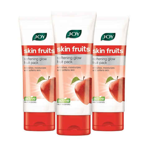 Buy Joy Skin Fruits Softening Glow Face Pack (Pack Of 3 X 60 ml) - Purplle