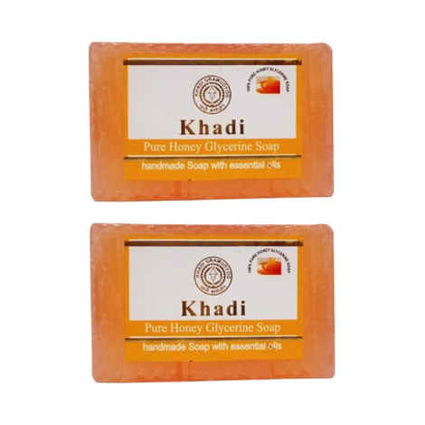 Buy Khadi Pure Honey Glycerine Soap 125 g - Purplle