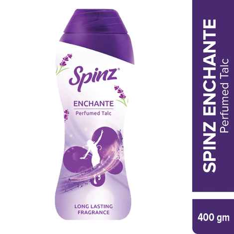 Buy Spinz Talc Enchante (400 g) - Purplle