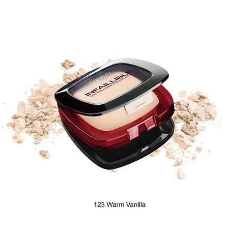 Buy L'Oreal Paris Infalible 24H Compact Powder 123 Warm Vanilla (9 g) - Purplle