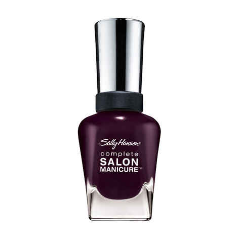 Buy Sally Hansen Complete Salon Manicure - Pat On The Black #660 - Purplle