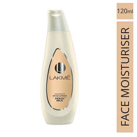 Buy Lakme Peach Milk Vit E Light- Weight & Non-Sticky Moisturizer with 24 Hours Lock |Enriched With Vitamin E |Improves Skin Texture |120 ml - Purplle
