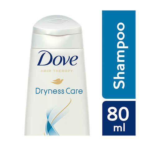 Buy Dove Dryness Care Shampoo (80 ml) - Purplle