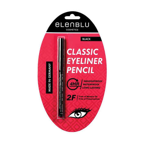 Buy Elenblu Classic Eyeliner Pencil 4-hours Long Lasting (1.14 g) - Purplle