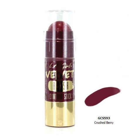 Buy L.A. Girl velvet Contour Blush Stick-Crushed Berry 5.8 g - Purplle